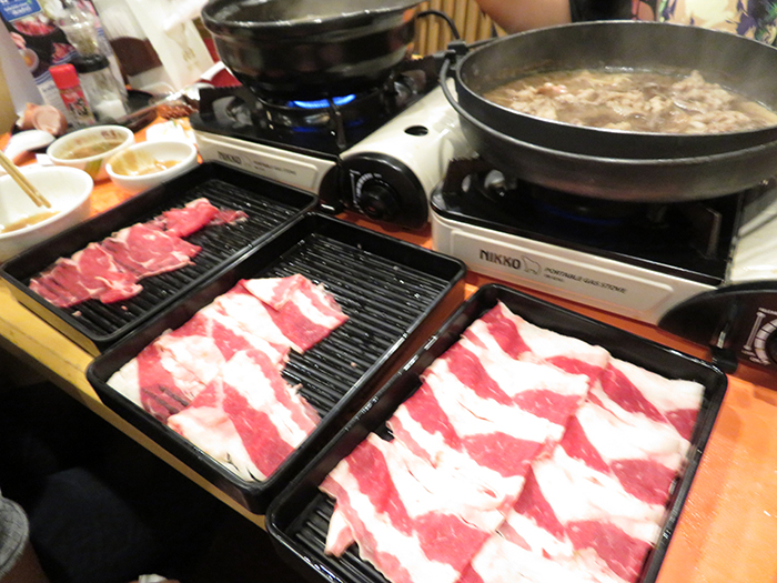 ビーフはほどよく脂もあり、すきやきにとっても合うお肉!