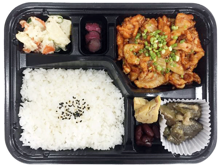 ボリューム満点のお弁当