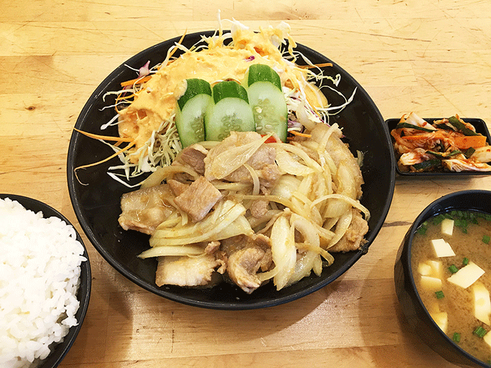 豚の生姜焼き定食
