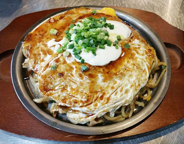 名物のねぎ焼モダン