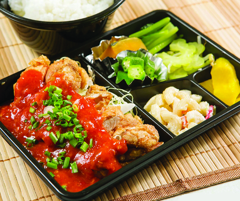 鶏のチリソース弁当
